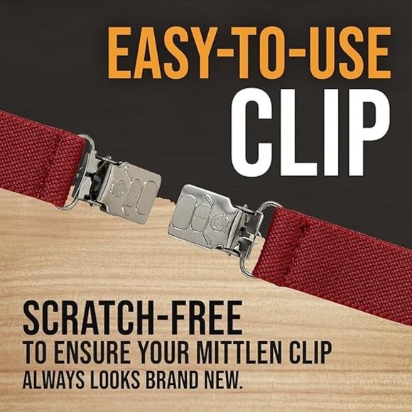 Hold’Em Mitten Glove Clips for Toddler & Kids Extra Tight Grip - Red - Picture 6 of 6